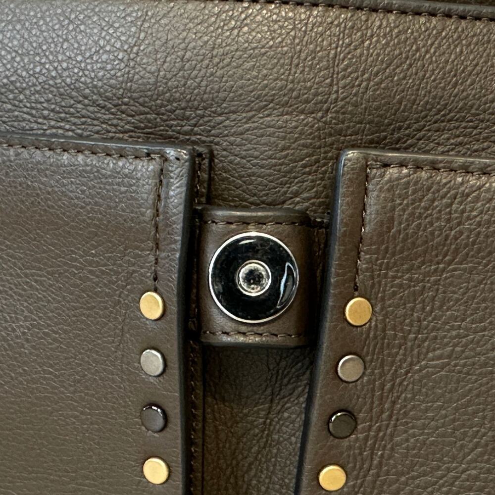 Rebecca Minkoff Nanine Studded Bag Brown Leather Crossbody Shoulder Purse Modern - Picture 6 of 16